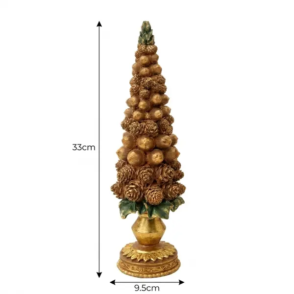 Árbol Decorativo Dorado Bosque Imperial bajo - Vista secundaria