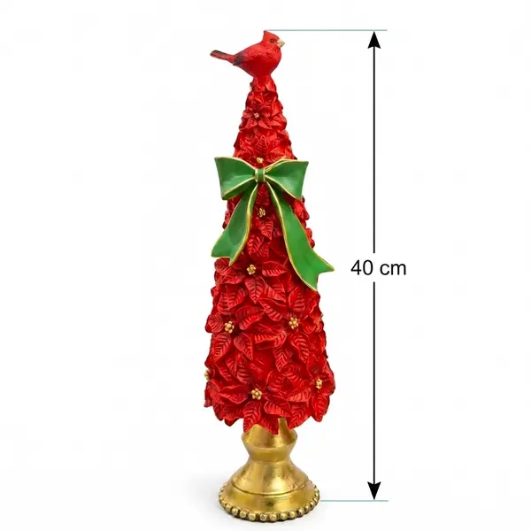 Árbol Decorativo Navideño Cardenal Alto - Vista secundaria