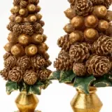 Árbol Decorativo Dorado Bosque Imperial bajo - vista 3