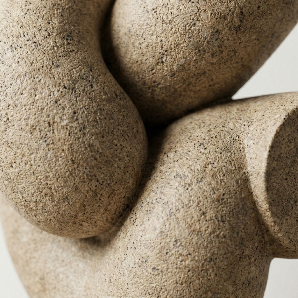 Escultura Abstracta Orgánica Arena - Imagen 3