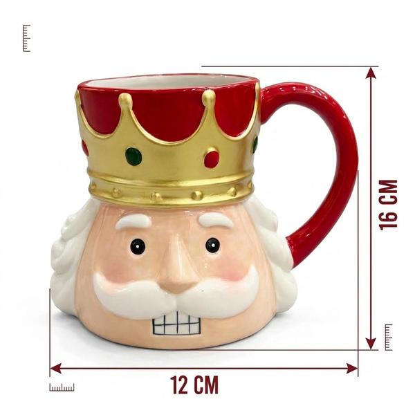 Taza Navideña Cascanueces Real - Vista secundaria