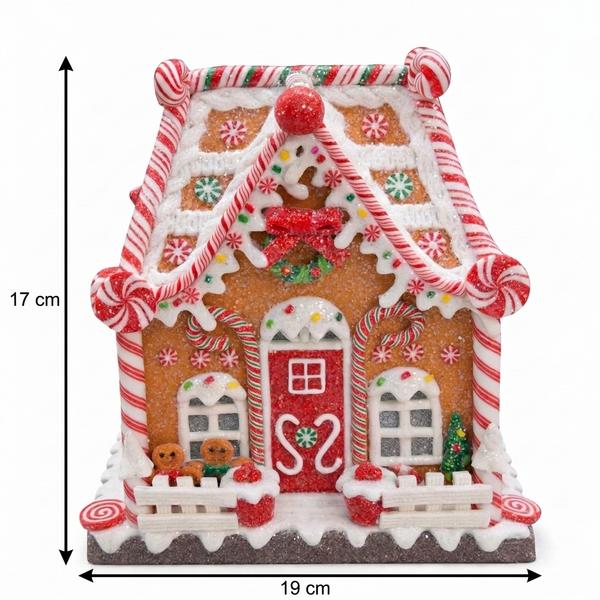 Casita Gingerbread Candy Noel - Vista secundaria