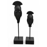 Escultura Rostro Étnico Negro Grande - vista 3