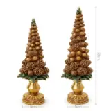 Set Árbol Decorativo Dorado Bosque Imperial - vista 3