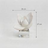 Acento Decorativo Flor de Loto Alto - vista 2