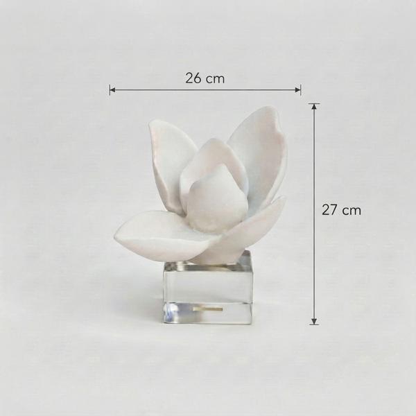 Acento Decorativo Flor de Loto Alto - Imagen 2