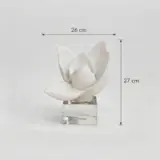 Acento Decorativo Flor de Loto Alto - vista 2