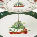 Centro de Mesa Navideño de Dos Niveles Árbol Festivo - vista 3