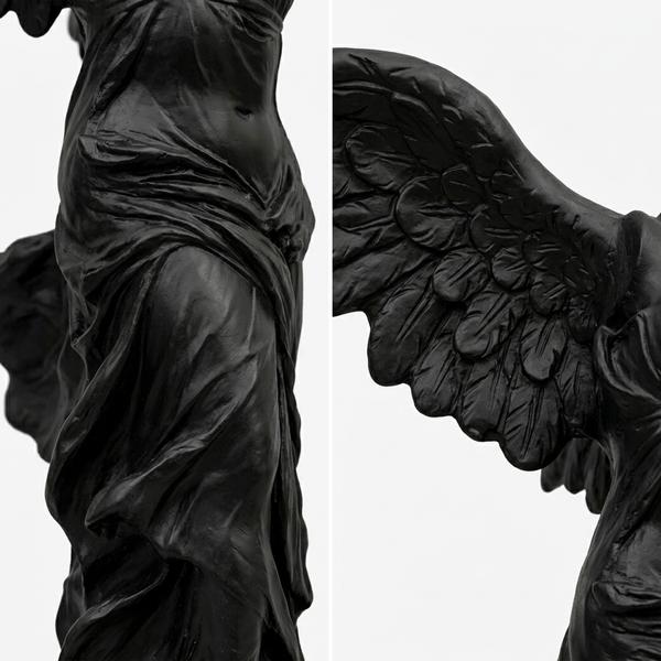 Escultura Victoria Alada Negra - Imagen 3
