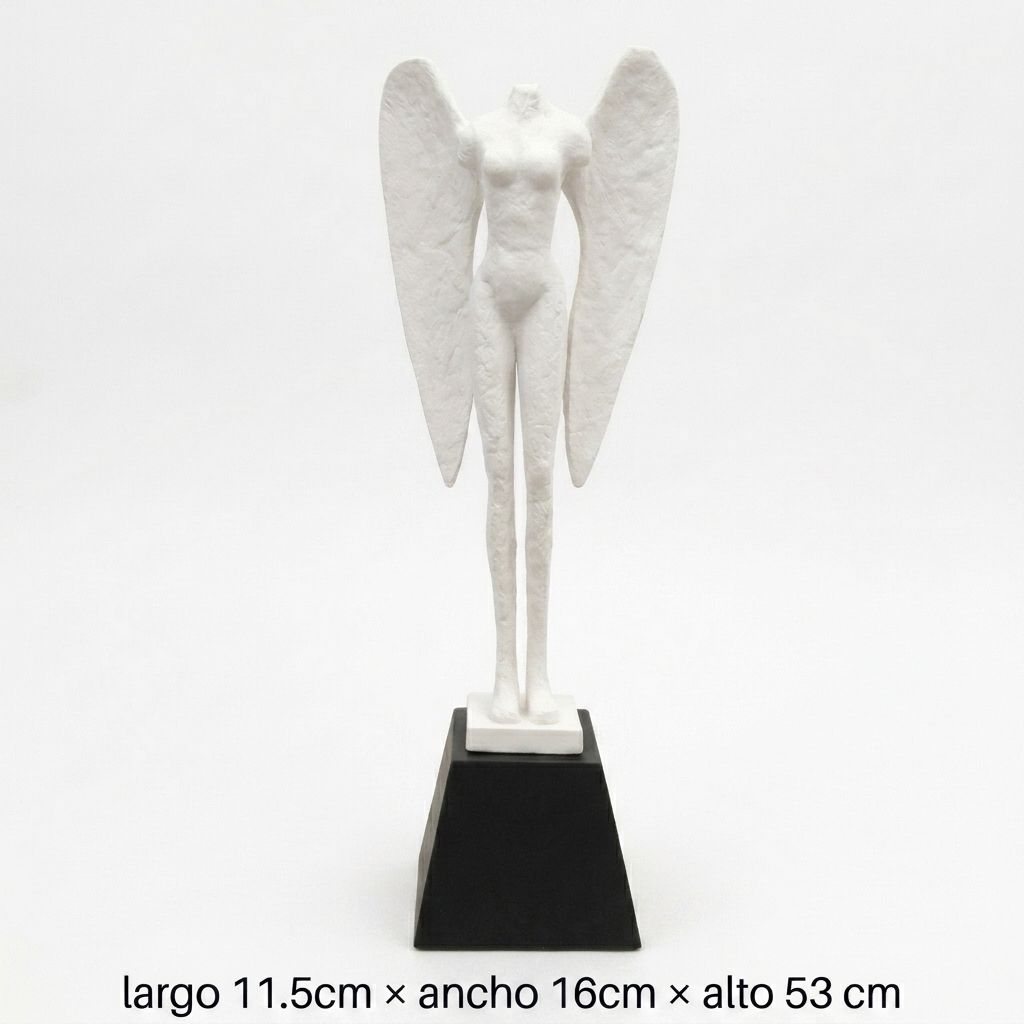 Escultura Ángel Éter Blanco - Imagen 2