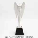 Escultura Ángel Éter Blanco - vista 2