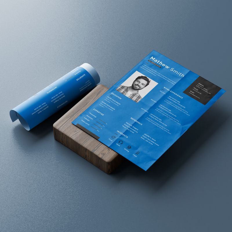 A4 Resume Mockup 5