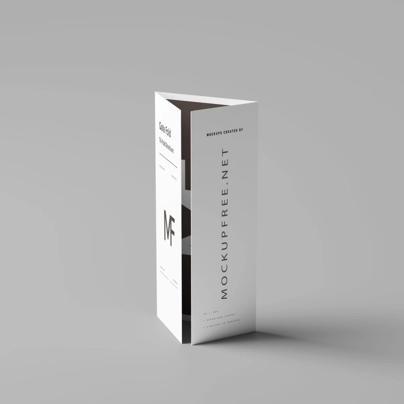 Gate Fold Brochure Mockups 7