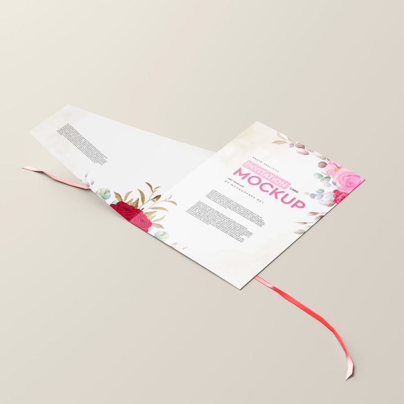 Invitation Car Mockup 4