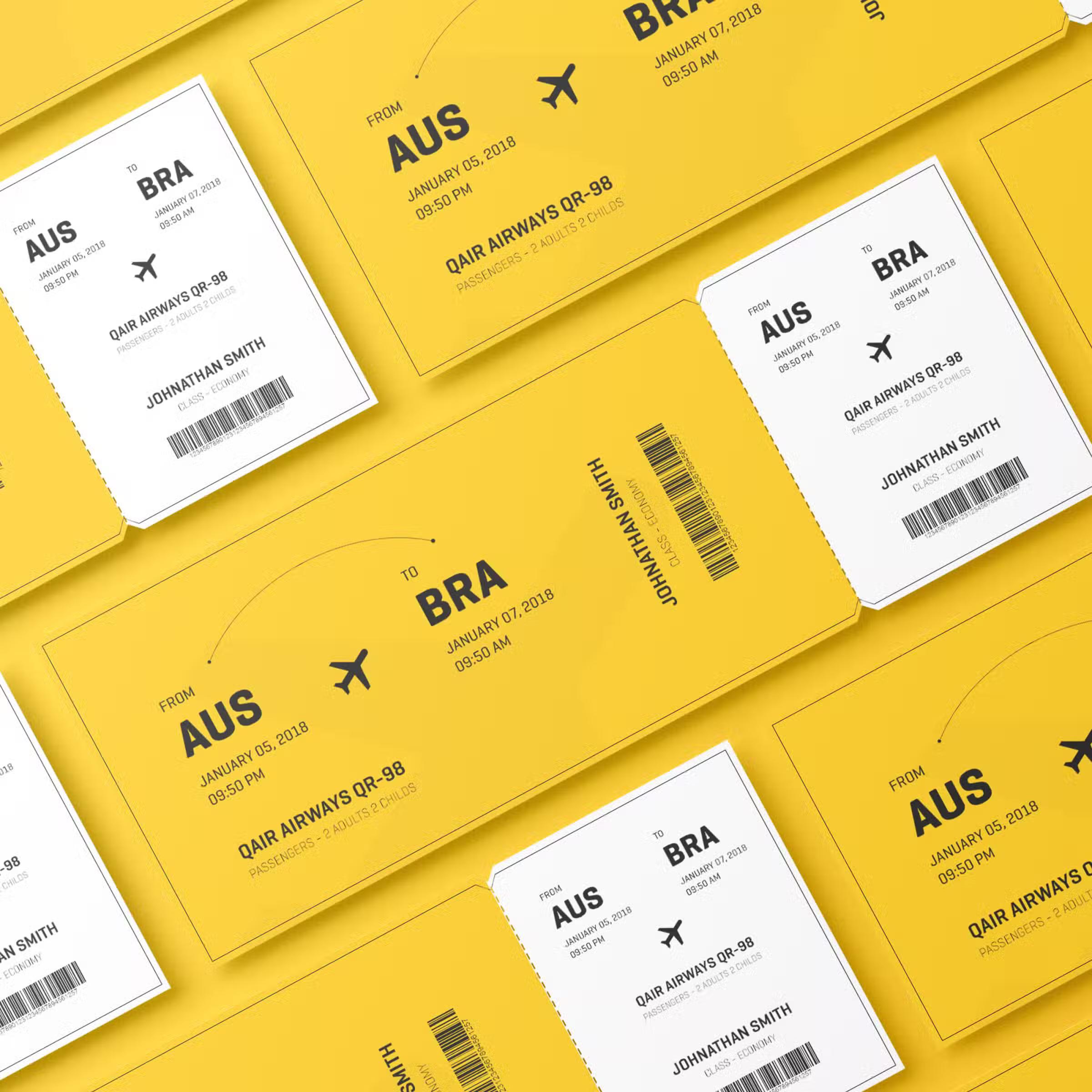 Event Ticket PSD Mockup 2