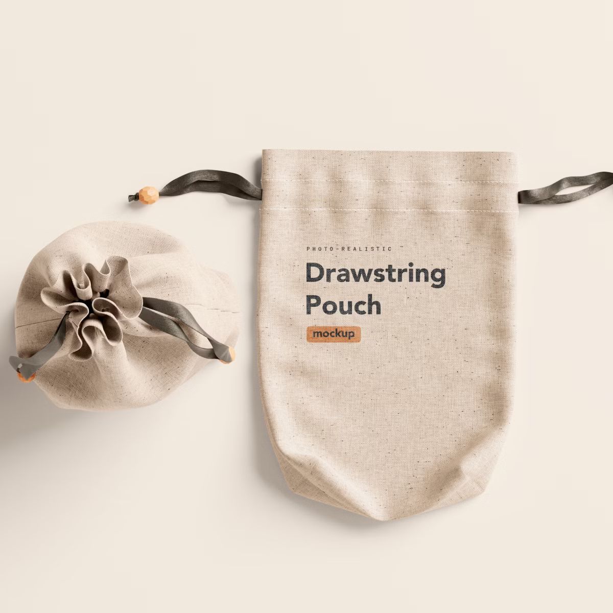 Drawstring Pouch Mockup 2