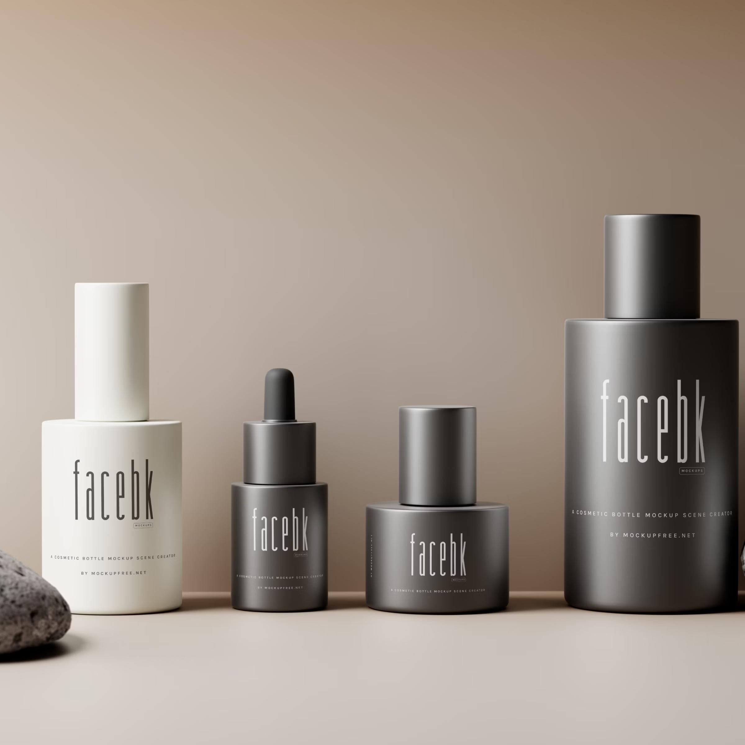 A Cosmetic Branding Mockup Kit