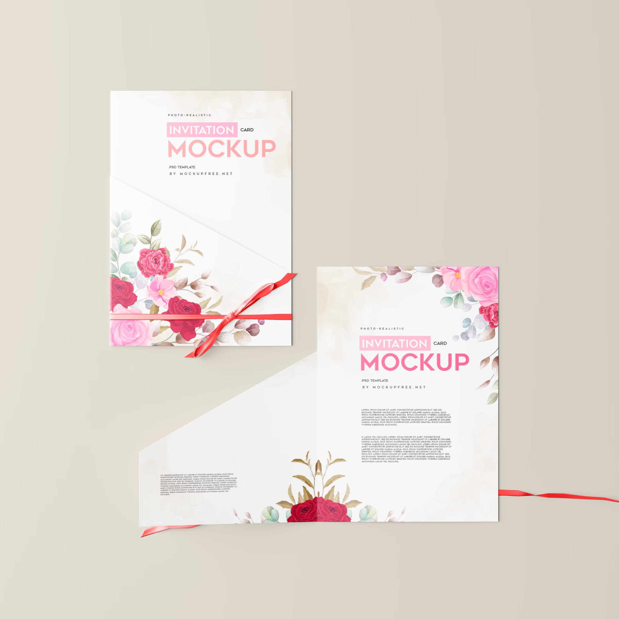 Invitation Car Mockup 3