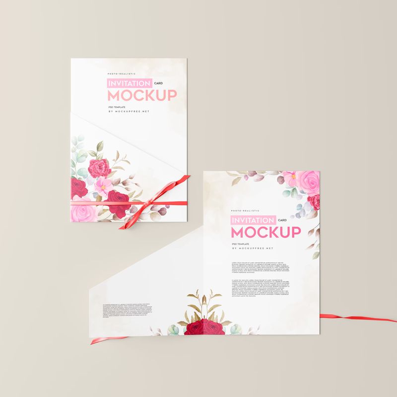 Invitation Car Mockup 3