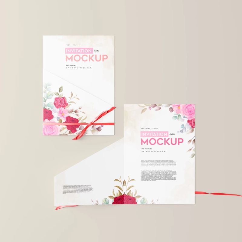 Invitation Car Mockup 3