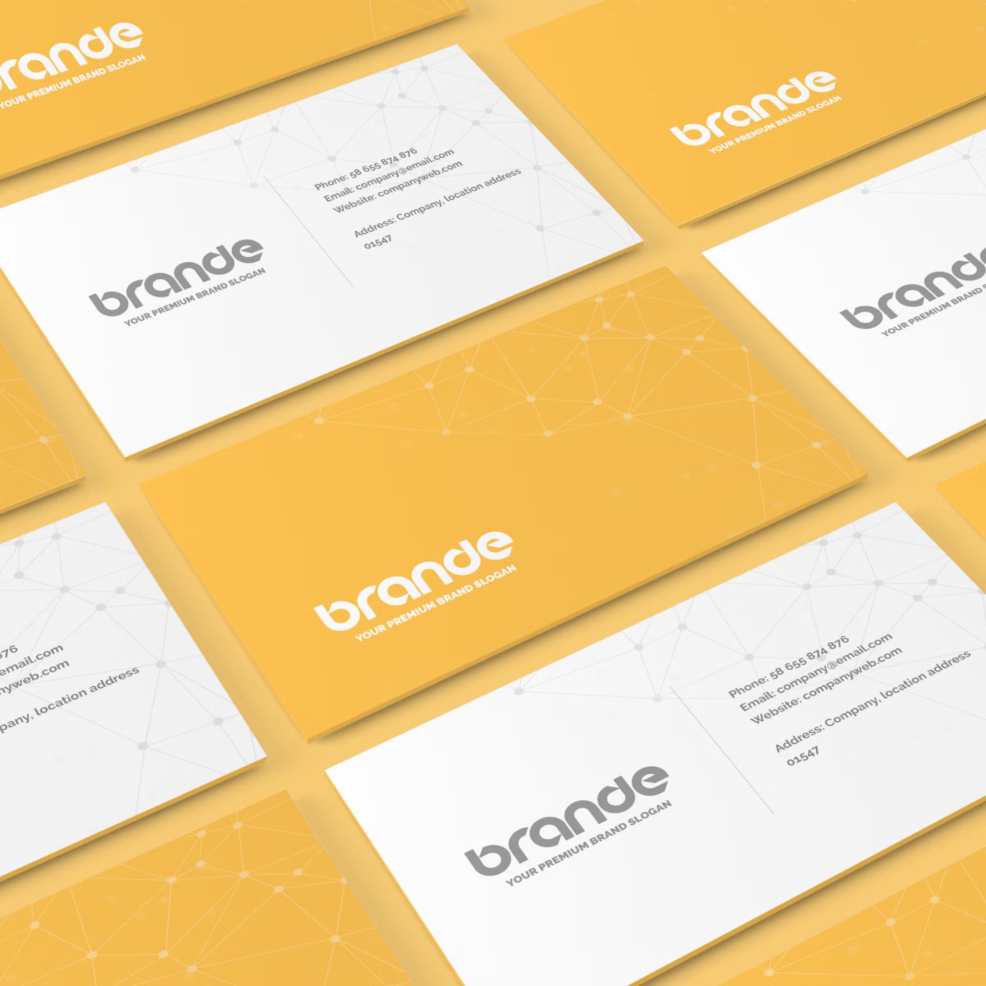 Simple Business Card PSD Mockup