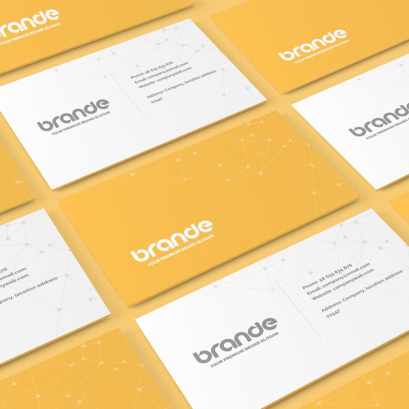 Simple Business Card PSD Mockup