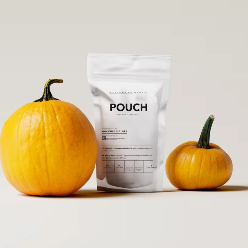 White Refill Pouch Mockups 4