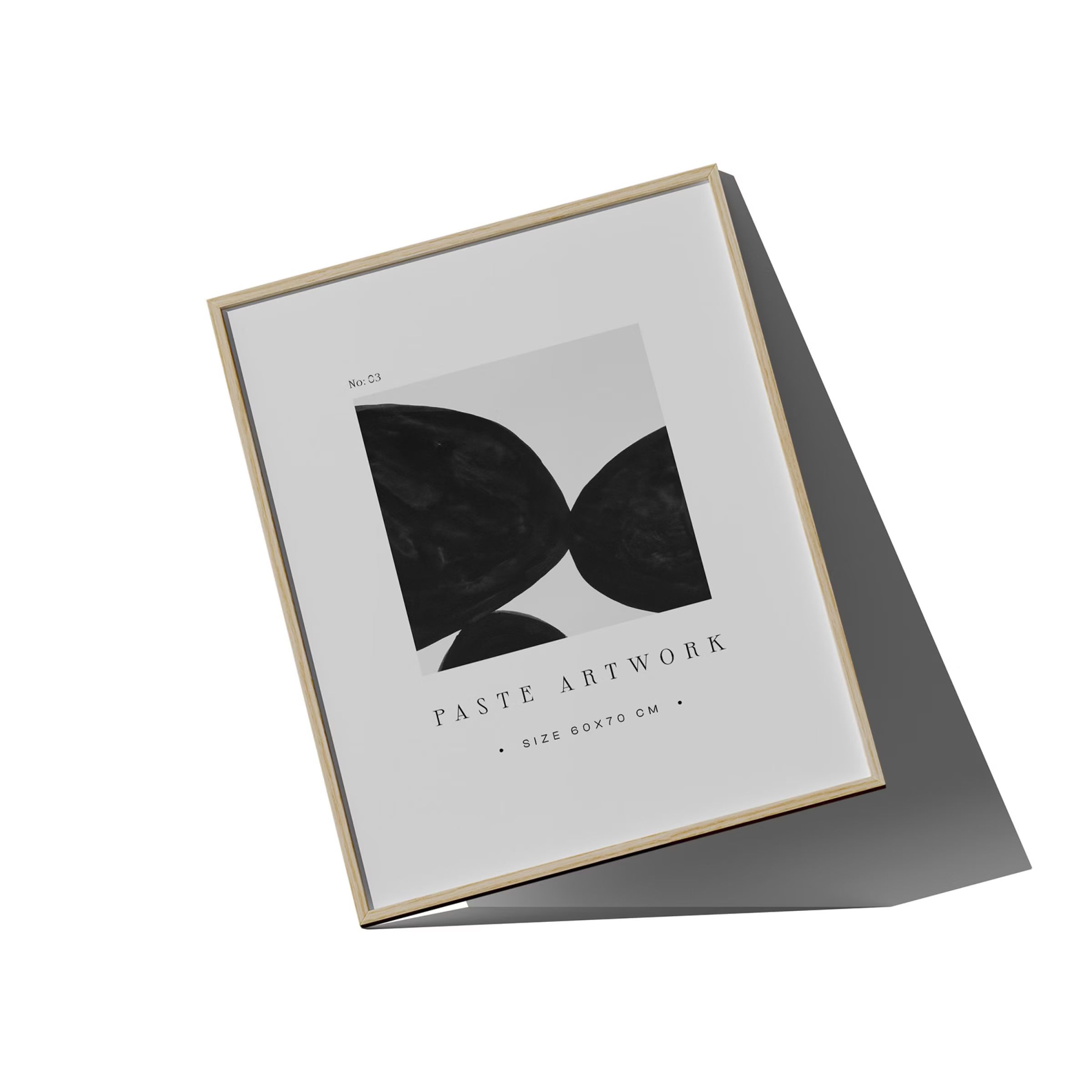 Free Frame Mockup Size 60X70 Cm V4 Front View