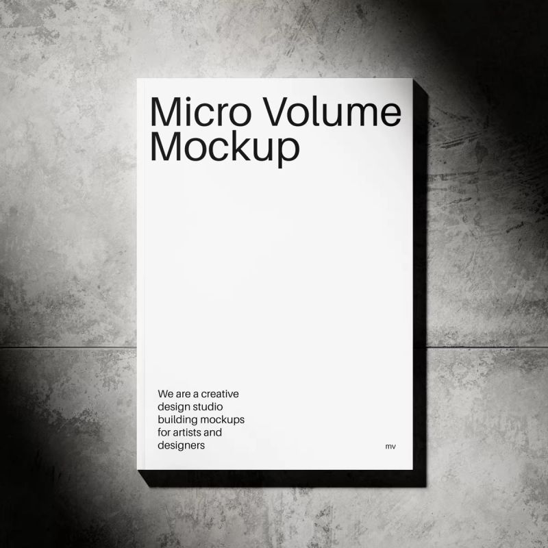 Dark Magazine Mockup