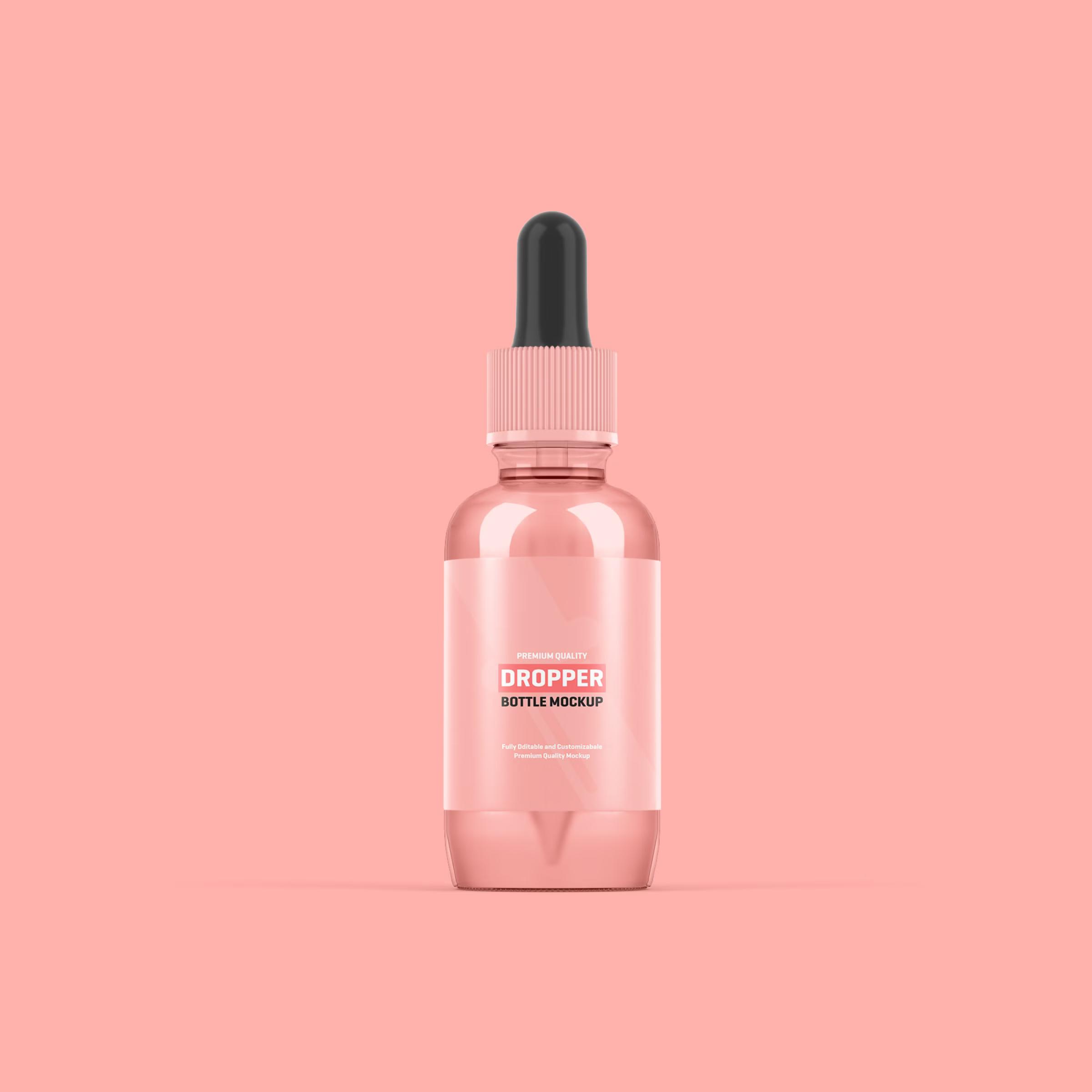 Dropper Bottle Packaging Mockup