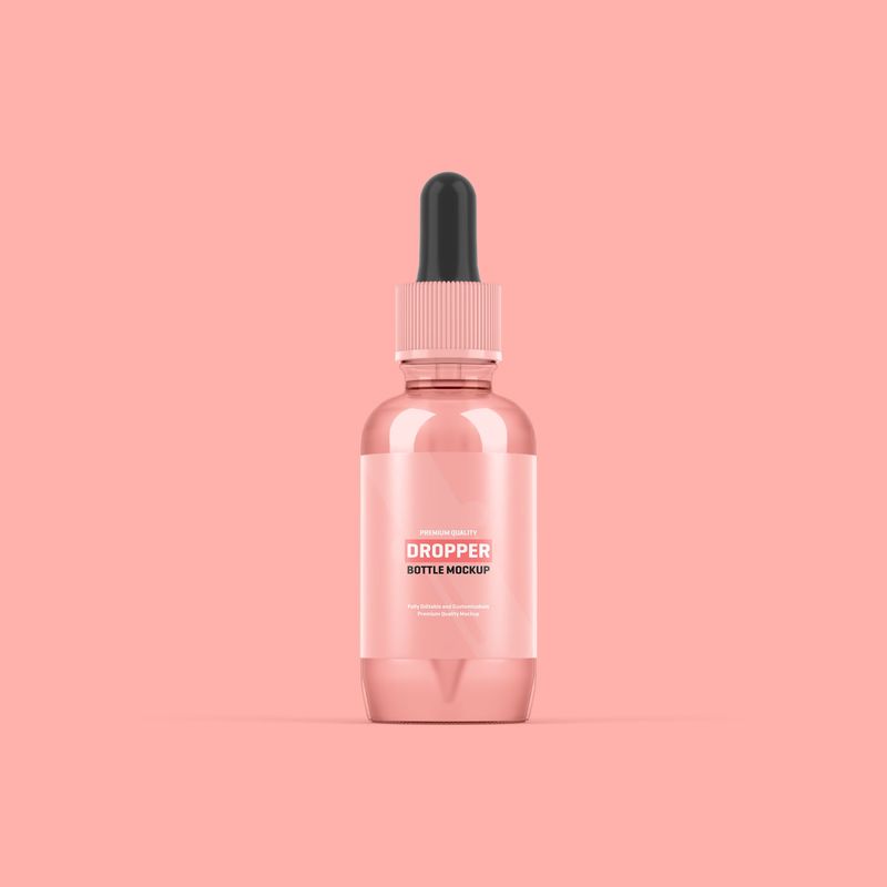 Dropper Bottle Packaging Mockup