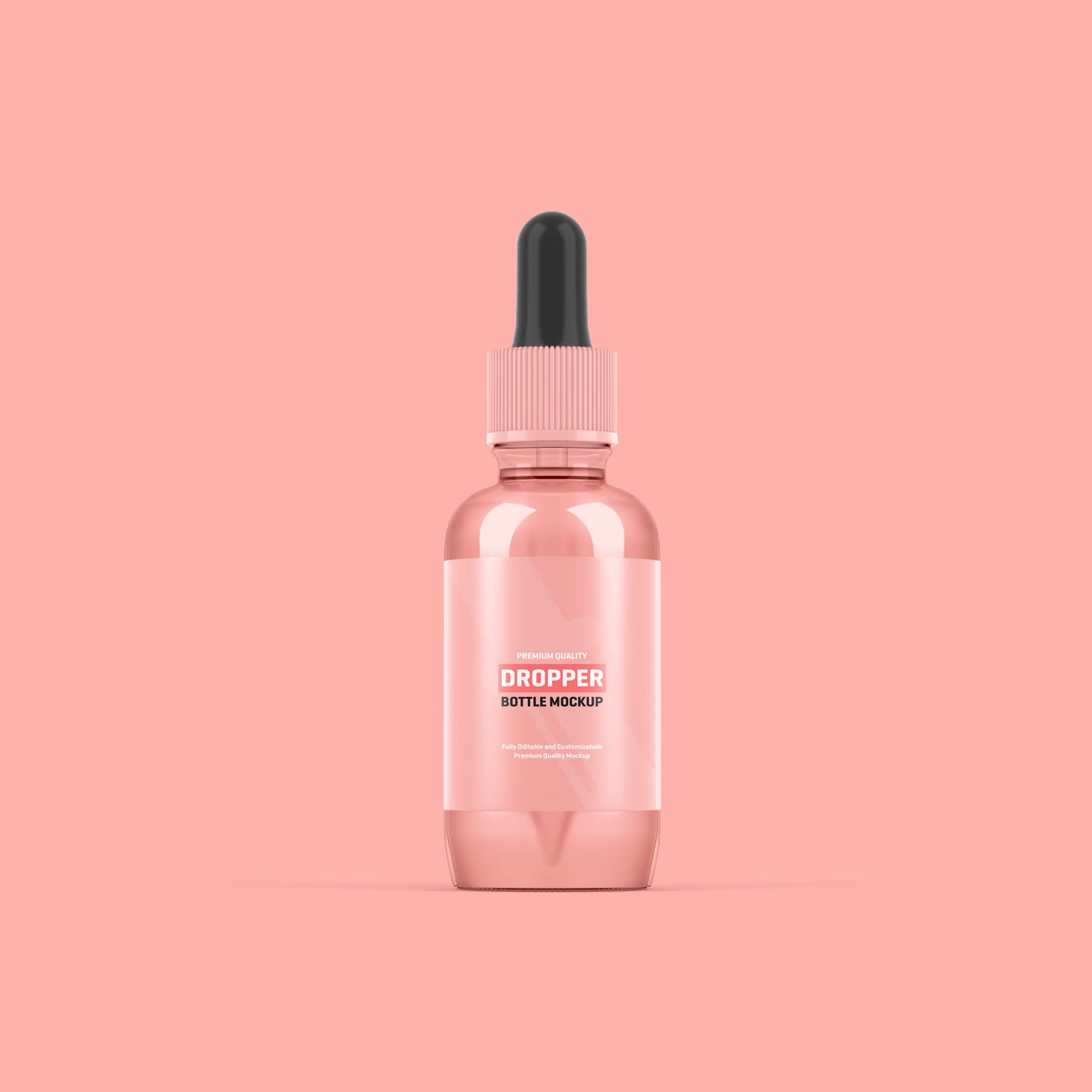 Dropper Bottle Packaging Mockup