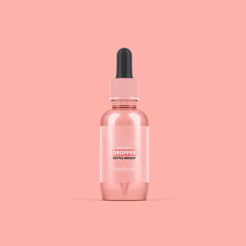 Dropper Bottle Packaging Mockup