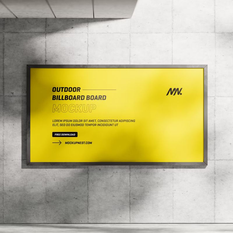 Outdoor Billboard Mockup