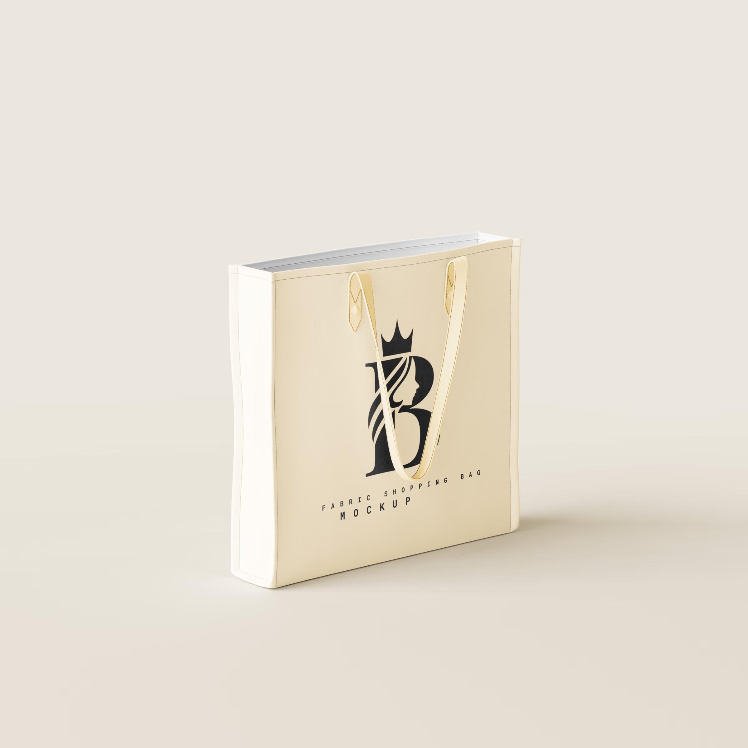 Fabric Shopping Bag Mockup