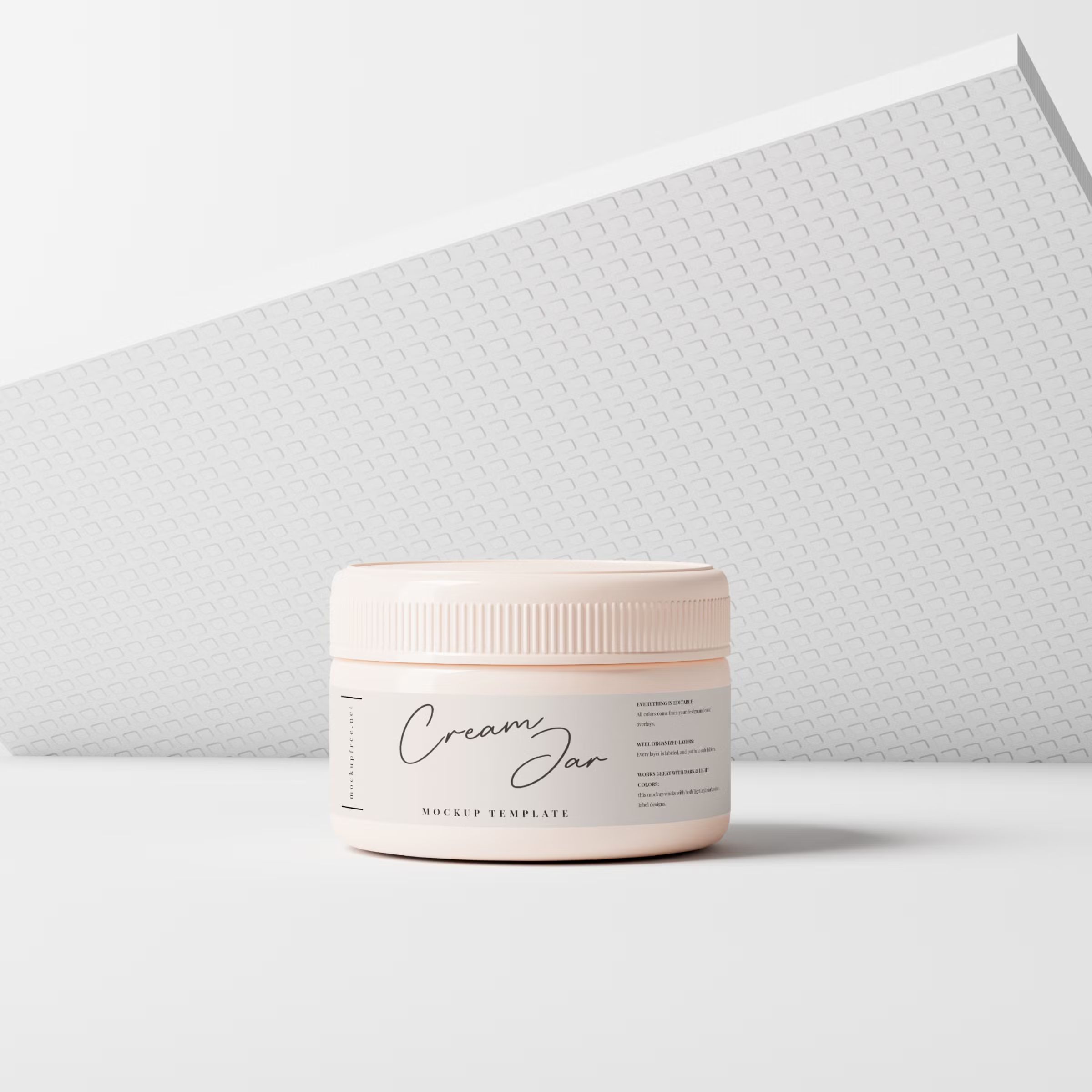 Plastic Jar Mockup
