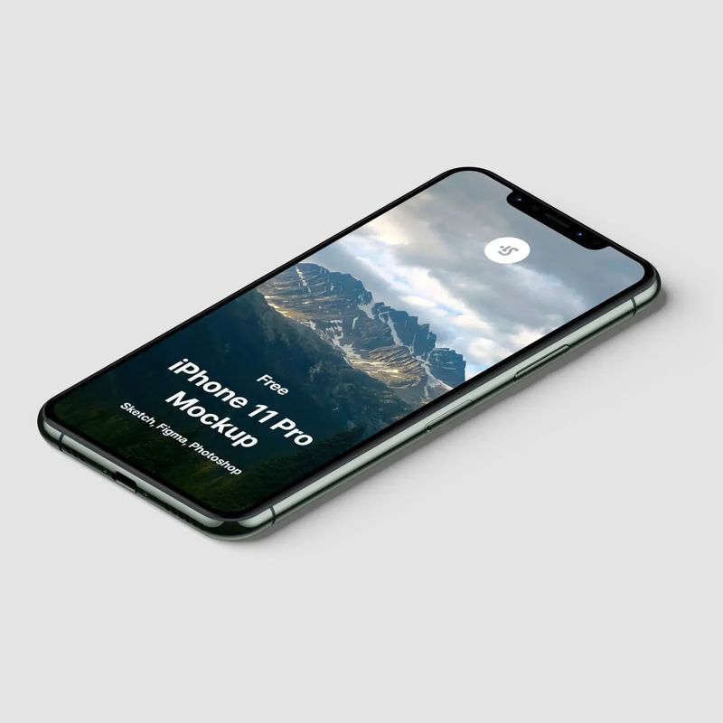 Free iPhone 11 Pro Max Mockup