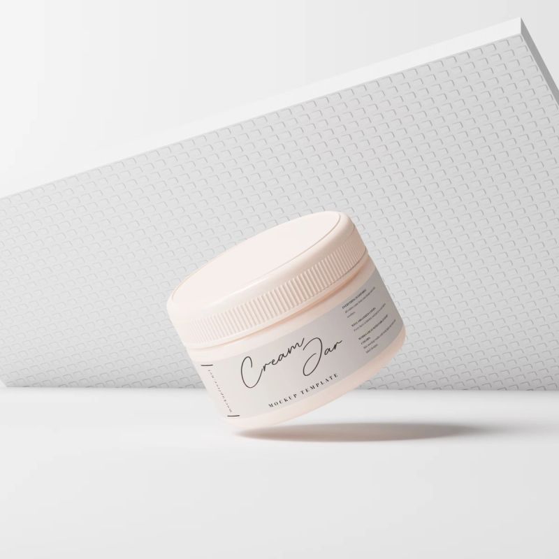 Plastic Jar Mockup 3