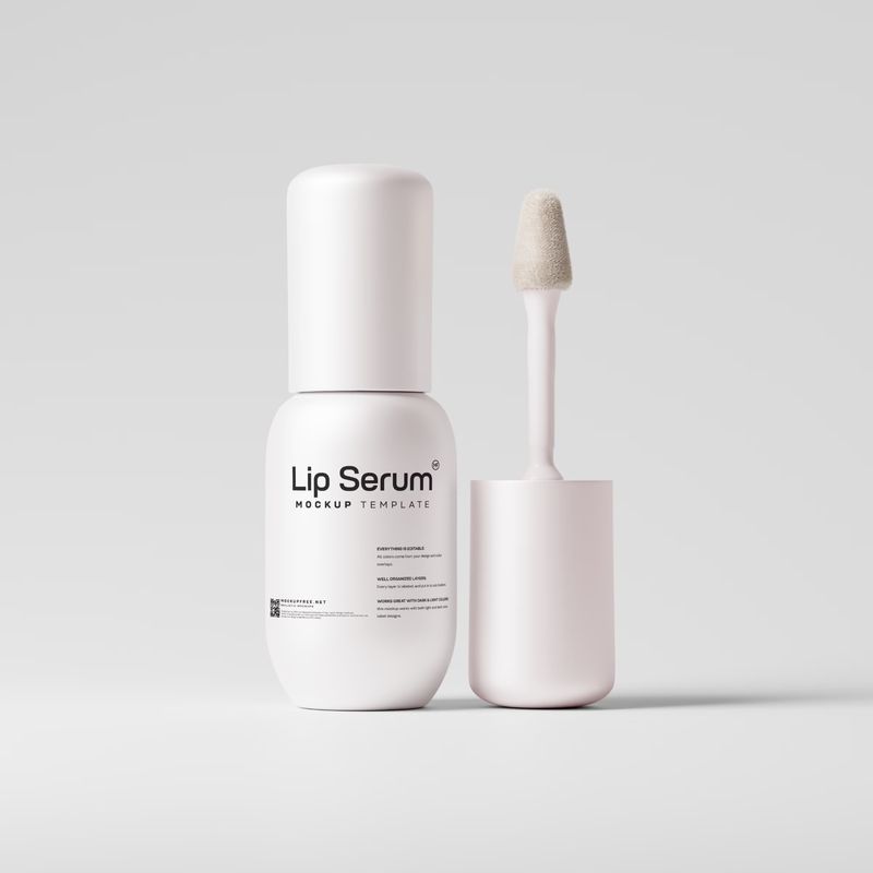 Lip Mask or Lip Serum Bottle Mockups