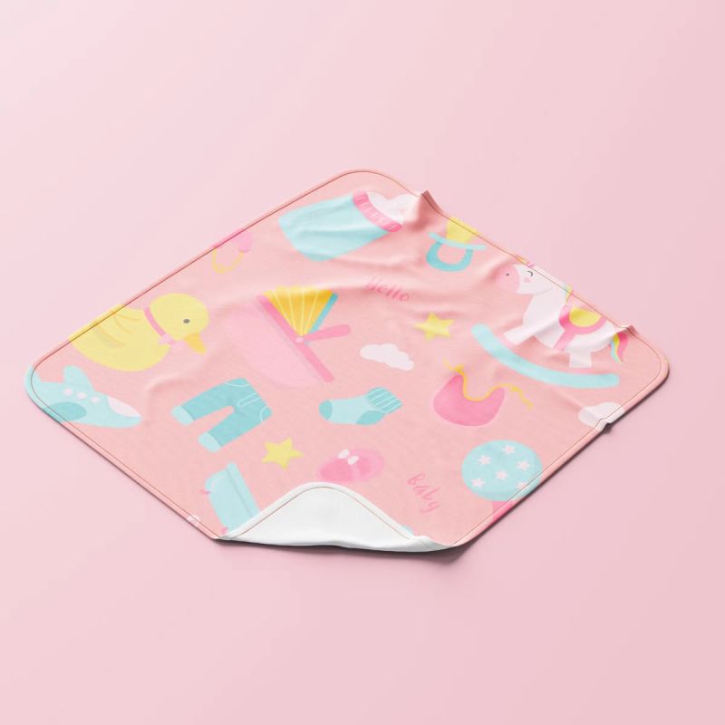 Square Blanket Mockup