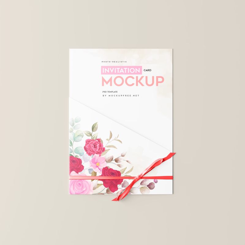 Invitation Car Mockup
