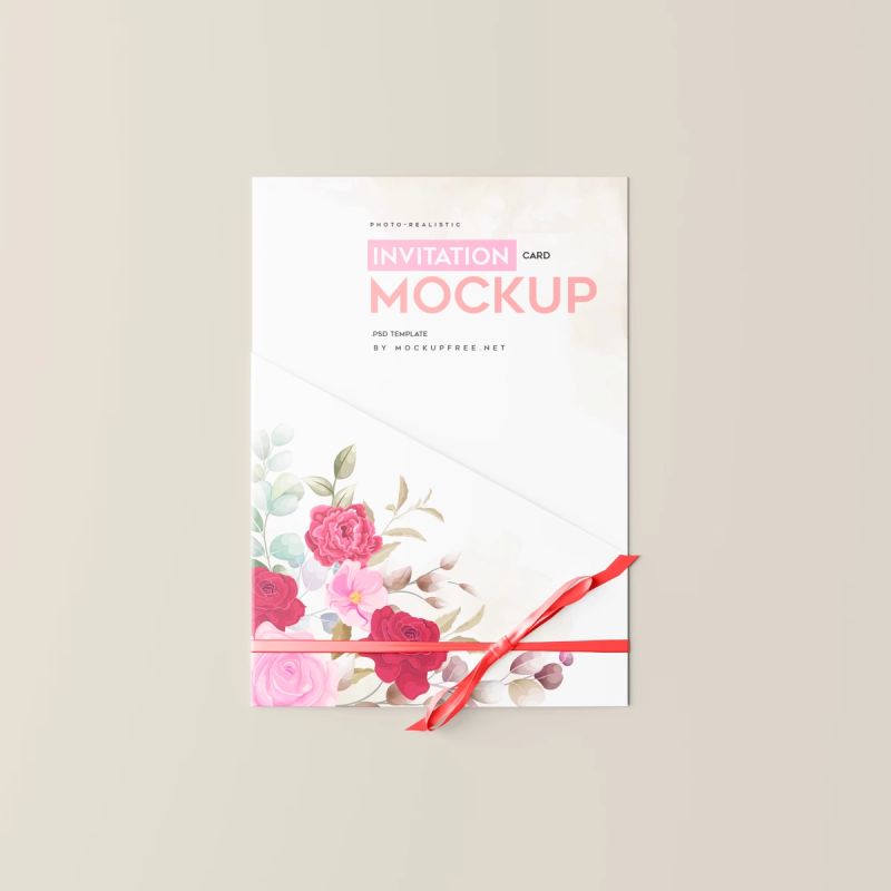 Invitation Car Mockup