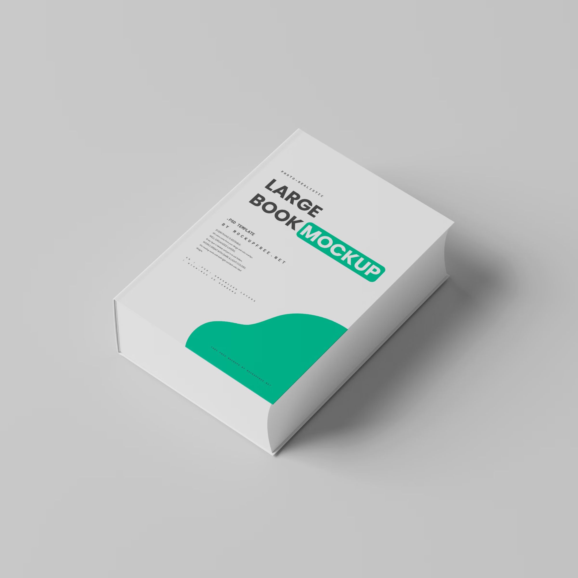 Large Size Book Cover and Inner Page Mockups 4
