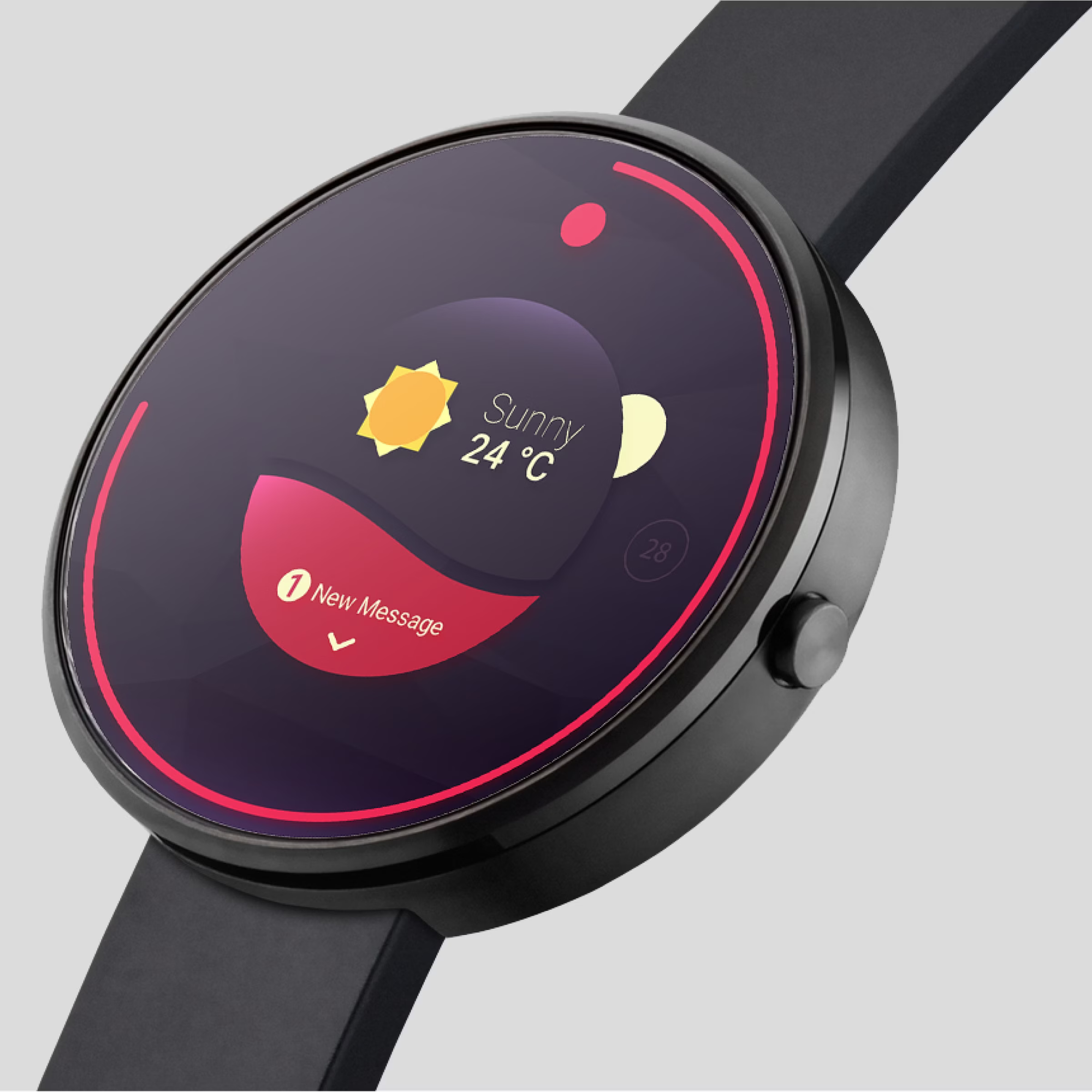 Photorealistic smartwatch mock-up