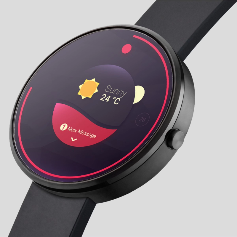 Photorealistic smartwatch mock-up