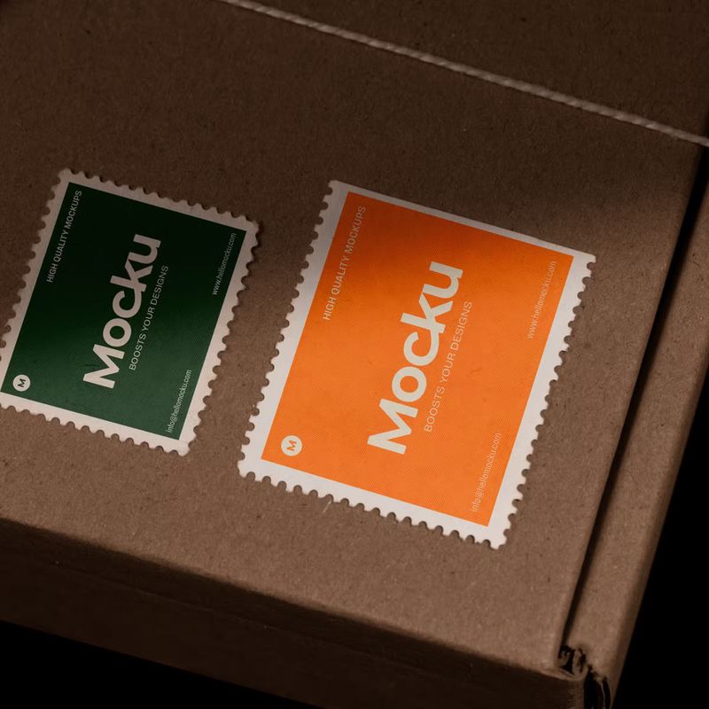 Postage Stamp Mockup