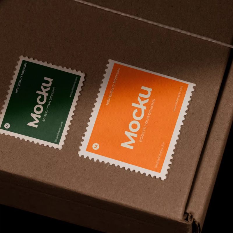 Postage Stamp Mockup