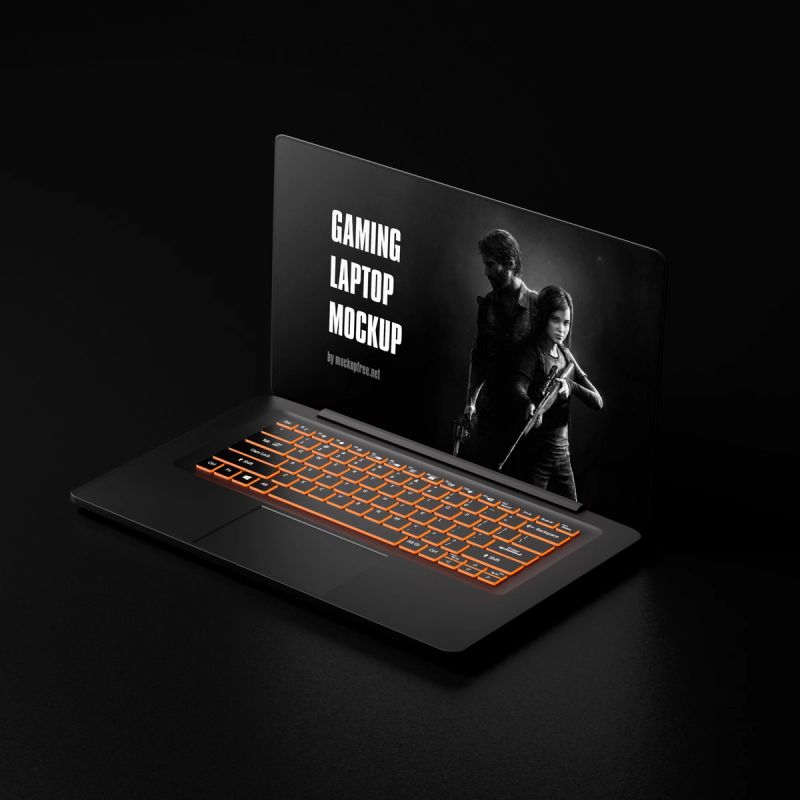 Gaming Laptop Mockup 2