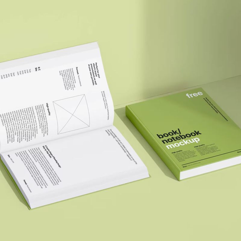 Free Books Mockup