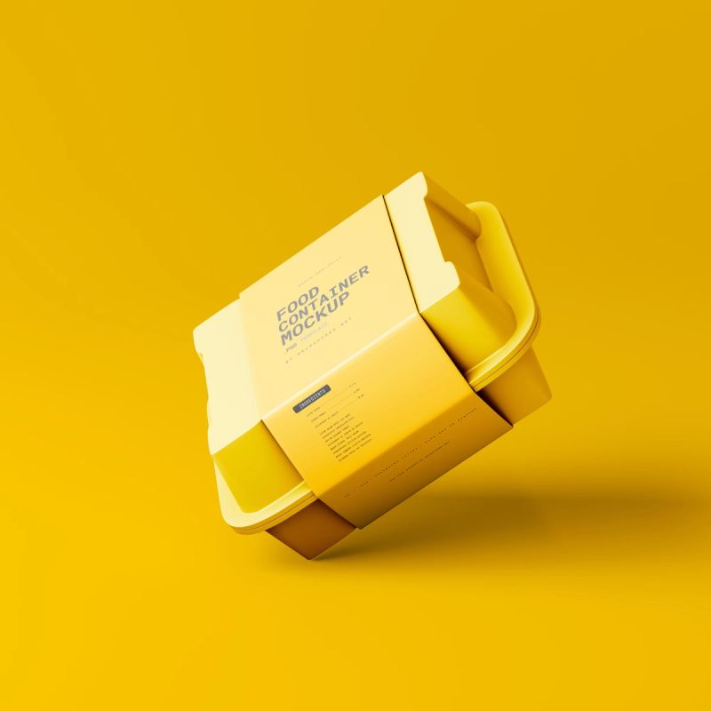 Take Out Food Box Mockup 2